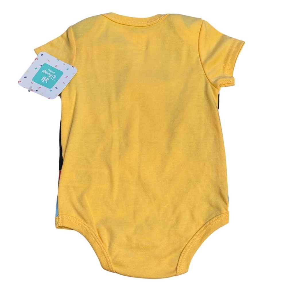 NWT Disney Baby Woody Toy Story Costume Bodysuit Yellow 6-9 Months New Adorable - Picture 2 of 11